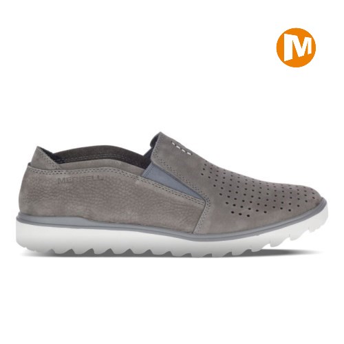 Pánské Slip On Boty Merrell Downtown Moc Šedé (CZ. NEFKL)